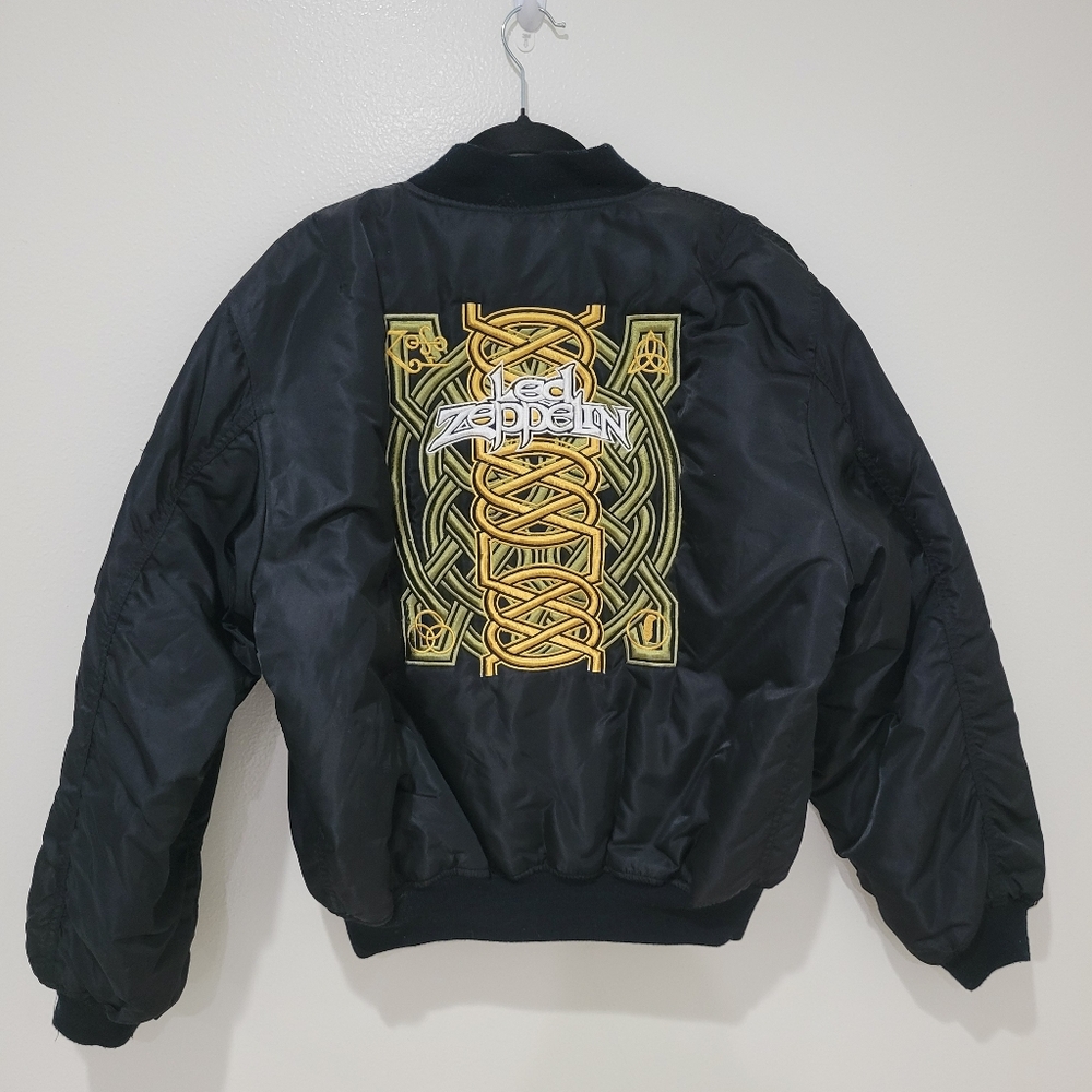 Vintage Led Zeppelin Bomber Jacket